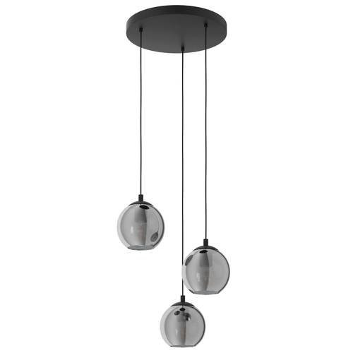 EGLO , 98653 , ARISCANI , függeszték , E27 , 3X40W , IP20 , fekete-átlátszó