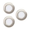 EGLO , 99141 , FUEVA 5 , süllyesztett lámpa , 3000 K , LED , 3X2,7W , IP20 , fehér