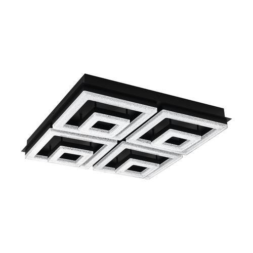 EGLO , 99328 , FRADELO 1 , mennyezeti lámpa , 3000 K , LED , 46,5W , IP20 , fekete, átlátszó