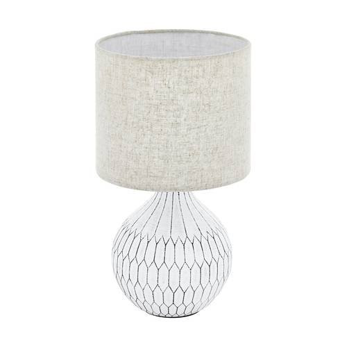 EGLO , 99332 , BELLARIVA 3 , asztali lámpa , E27 , 1X40W , IP20 , világosbarna