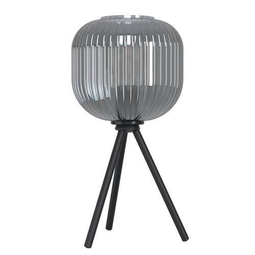 EGLO , 99374 , MANTUNALLE 1 , asztali lámpa , E27 , 1X40W , IP20 , fekete-átlátszó