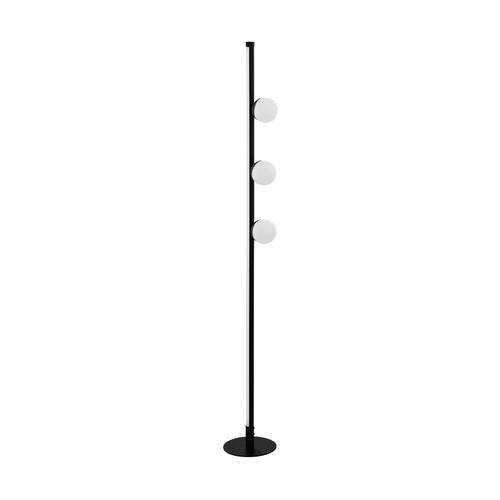 EGLO , 99378 , PHIANEROS , állólámpa , 3000 K , LED , 13W , fekete, fehér