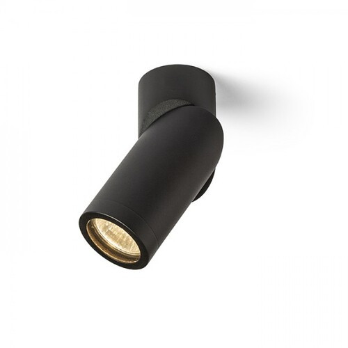 Rendl R13552 MARVEL Henger alakú LED mennyezeti lámpa GU10 izzóhoz, fekete, 3000K