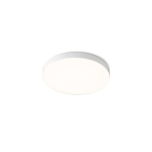 Rendl R13582 BJORK LED mennyezeti lámpa, Kör alakú, Fehér, E27, Alacsony beépítési mélység, Gipszkarton álmennyezethez