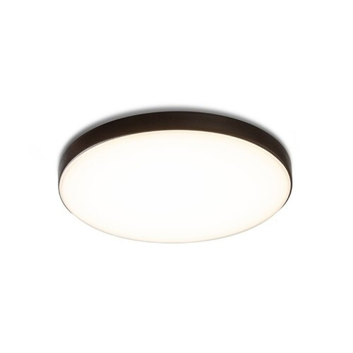 Rendl R13583 BJORK LED mennyezeti lámpa, kör alakú, gipszkarton álmennyezetbe, fehér/fekete, 3000K