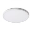 Rendl R13586 BJORK LED mennyezeti lámpa, kör alakú, vékony, fekete/fehér, 3000K, gipszkarton álmennyezethez