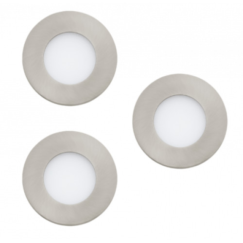 EGLO , 900111 , FUEVA-Z , süllyesztett lámpa , 2700 K  6500 K , LED , 3X2,8W , Yes , IP20, IP44 , fehér