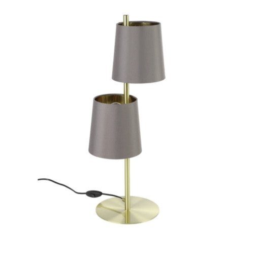 EGLO , 99611 , ALMEIDA 2 , asztali lámpa , E27 , 2X40W , IP20 , cappuccino, réz