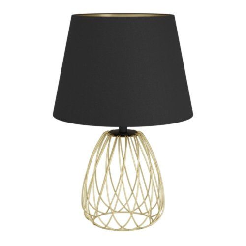 EGLO , 390039 , JAZMINIA , asztali lámpa , E27 , 1X40W , IP20 , fekete, réz