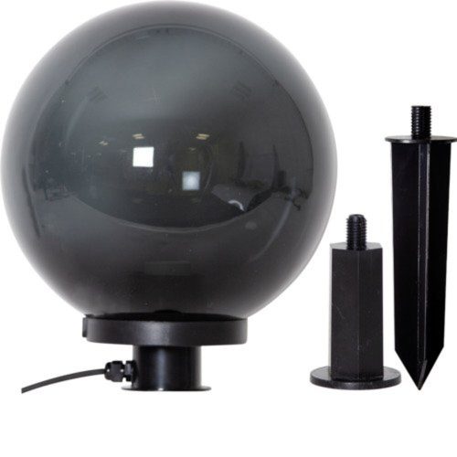 EGLO , 900202 , MONTEROLLO SMOKE , földbe szúrható lámpa , E27 , 1X40W , IP44 , fekete-átlátszó
