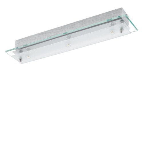 EGLO , 93886 , FRES 2 , fali-mennyezeti lámpa , 3000 K , LED , 3X5,4W , IP20 , átlátszó, fehér