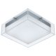 EGLO , 94874 , INFESTO , fali-mennyezeti lámpa , 3000 K , LED , 8,2W , IP44 , átlátszó, antracit
