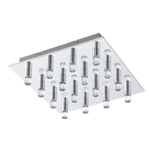EGLO , 95363 , TEOCELO , mennyezeti lámpa , 4000 K , LED , 16X1,1W , IP20 , átlátszó
