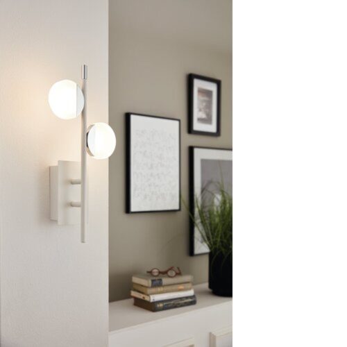 EGLO , 96969 , OLINDRA , fali lámpa , 3000 K , LED , 2X2,2W , Yes , IP20 , szatinált