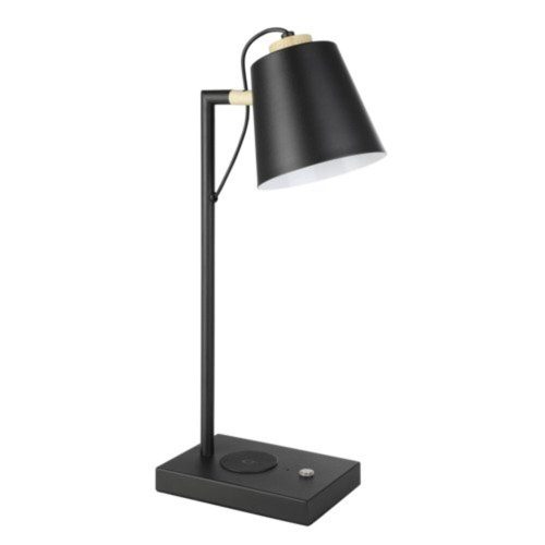 EGLO , 900626 , LACEY-QI , asztali lámpa , 3000 K , LED , 5,5W , Yes , IP20 , fekete, krémszín