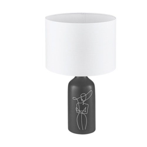 EGLO , 43823 , VINOZA , asztali lámpa , E27 , 1X40W , IP20 , fehér