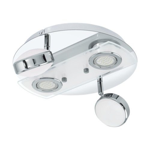 EGLO , 32828 , SALTO , fali-mennyezeti lámpa , 3000 K , LED , 2X5,4W , IP20 , fehér, átlátszó
