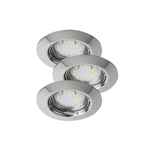 Rábalux , 1047 , Lite , Ráépíthető és Beépíthető lámpa , króm , IP44/ IP40 , GU10 , 3000K , 3W