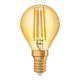 Rábalux , 2015 , Filament-LED , LED Filament , borostyán , IP20 , E14 , 3000K , 6W