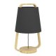 EGLO , 390187 , CAMALOZA , asztali lámpa , E27 , 1X40W , IP20 , fekete
