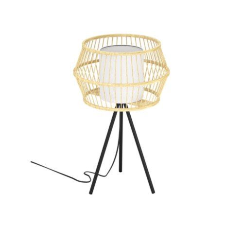 EGLO , 390235 , MONTERROSO , asztali lámpa , E27 , 1X40W , IP20 , natúr, fehér