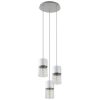 Rábalux , 3155 , Zelkova , Függeszték , súrolt alumínium , IP20 , E27K ,