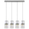 Rábalux , 3156 , Zelkova , Függeszték , súrolt alumínium , IP20 , E27K ,