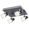 Rábalux , 5024 , Harold , Fürdőszobai lámpa , fekete , IP44 , 4000K , 20W