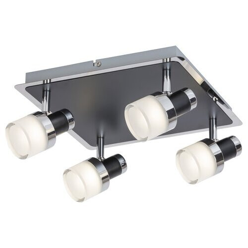 Rábalux , 5024 , Harold , Fürdőszobai lámpa , fekete , IP44 , 4000K , 20W