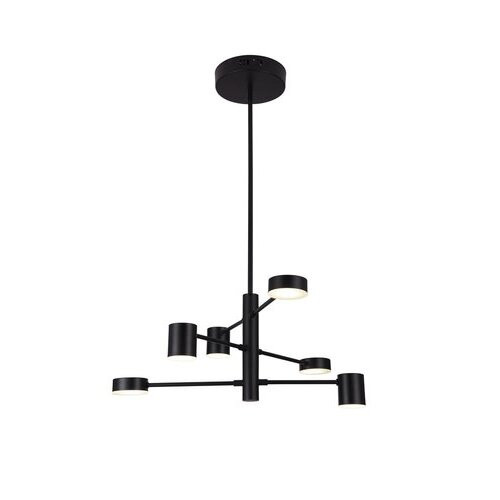 Rábalux , 6355 , Solomon , Függeszték , matt fekete , IP20 , 4000K , 30W