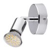 Rábalux , 6986 , Norton LED , Spotlámpa , króm , IP20 , GU10 , 3000K , 3W