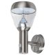Rábalux , 7920 , Amalfi , Kültéri fali lámpa , szatin króm , IP44 , 4000K , 8,5W