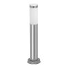 Rábalux , 8263 , Inox torch , Kültéri állólámpa , szatin króm , IP44 , E27K ,