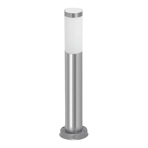 Rábalux , 8263 , Inox torch , Kültéri állólámpa , szatin króm , IP44 , E27K ,