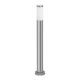 Rábalux , 8264 , Inox torch , Kültéri állólámpa , szatin króm , IP44 , E27K ,