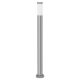 Rábalux , 8265 , Inox torch , Kültéri állólámpa , szatin króm , IP44 , E27K ,