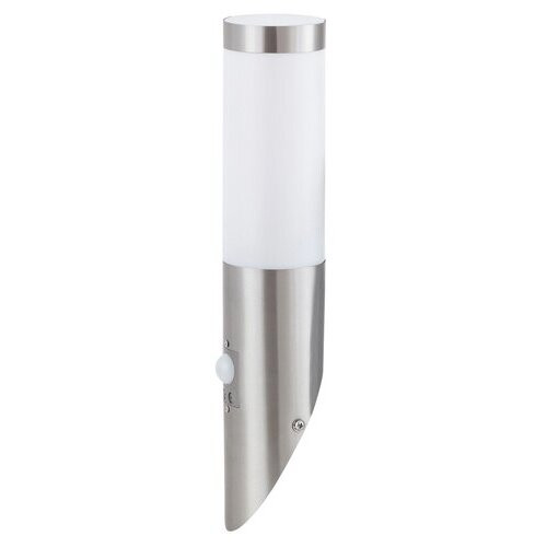 Rábalux , 8266 , Inox torch , Kültéri fali lámpa , szatin króm , IP44 , E27K ,