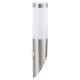 Rábalux , 8266 , Inox torch , Kültéri fali lámpa , szatin króm , IP44 , E27K ,
