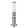 Rábalux , 8267 , Inox torch , Kültéri állólámpa , szatin króm , IP44 , E27K ,