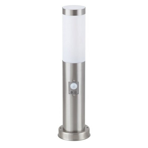 Rábalux , 8267 , Inox torch , Kültéri állólámpa , szatin króm , IP44 , E27K ,