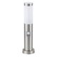 Rábalux , 8267 , Inox torch , Kültéri állólámpa , szatin króm , IP44 , E27K ,