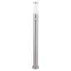 Rábalux , 8268 , Inox torch , Kültéri állólámpa , szatin króm , IP44 , E27K ,