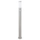 Rábalux , 8268 , Inox torch , Kültéri állólámpa , szatin króm , IP44 , E27K ,