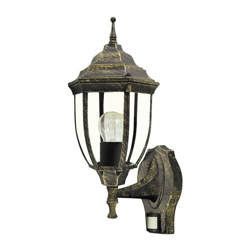 Rábalux , 8458 , Nizza , Kültéri fali lámpa , antik arany , IP43 , E27K ,