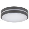 Rábalux , 8847 , Hamburg , Kültéri mennyezeti lámpa , antracit , IP44 , 4000K , 10W
