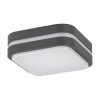 Rábalux , 8849 , Hamburg , Kültéri mennyezeti lámpa , antracit , IP44 , 4000K , 10W