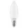 LED lámpa , égő , gyertya , E14 foglalat , 4.7 Watt , 220° , természetes fehér ,  TOSHIBA , 5 év garancia