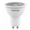 LED lámpa , égő , szpot ,  GU10 foglalat , 4 Watt , 38° , természetes fehér , TOSHIBA , 5 év garancia