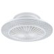 EGLO , 35145 , MALINSKA , lámpa ventilátorral , 2700 K  6500 K , LED , 3X12,6W , Dimmelhető , kristály hatású