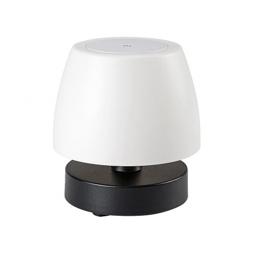 Rábalux , 7040 , Odera , Asztali lámpa , fekete , IP44 , 3000K , 3W